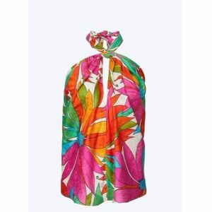 Ronny Kobo Omilia Halter Top Jungle Floral